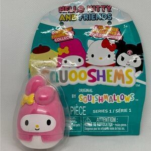 Squishmallows SquooshEms Hello Kitty & Friends Series 1 My Melody Opened Bag